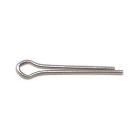 Midwest Fastener  Cotter Pin, 1/16 in Dia, 1/2 in L, Stainless Steel 74841